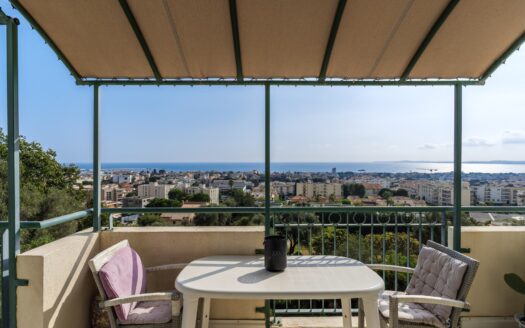 Appartement 3 pièces Vue mer Saint Laurent du Var